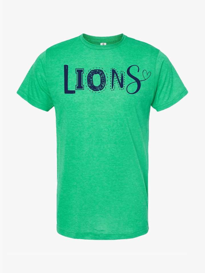 Lions Typography 2 T-Shirt