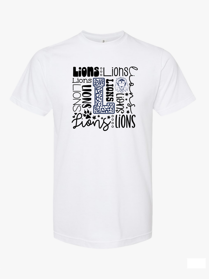 Lions Typography T-Shirt