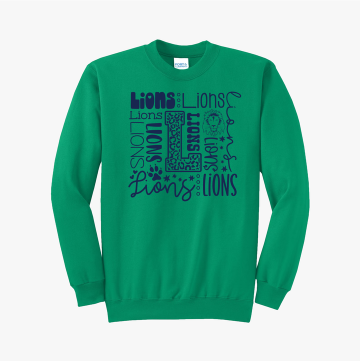 Lions Collage Sweatshirt