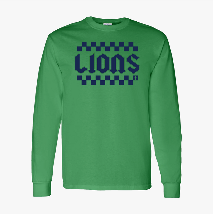 Lions Checkered Long-Sleeve