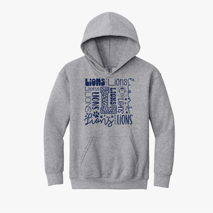 Lions Collage Hoodie YOUTH