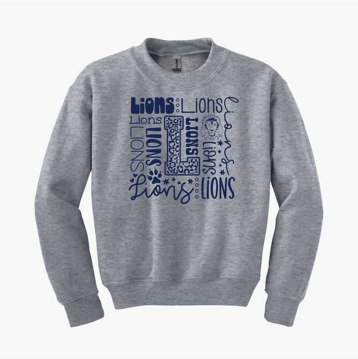 Lions Collage Sweatshirt YOUTH