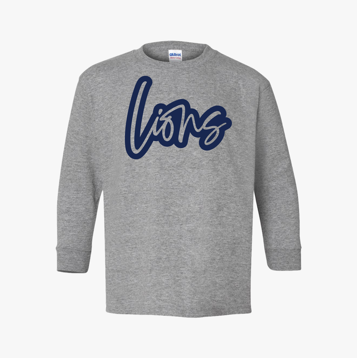 Cursive Long-Sleeve Youth