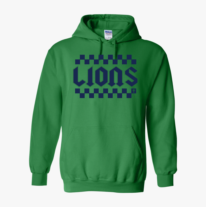 Checkered Lions Hoodie