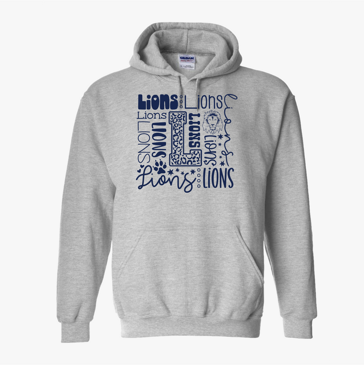 Collage Lions Hoodie
