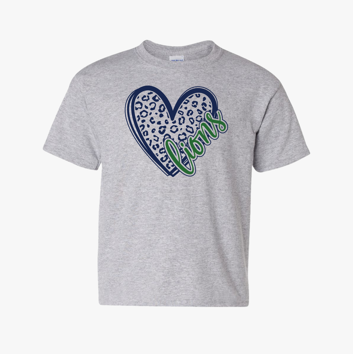 Lions Pattern Heart Youth