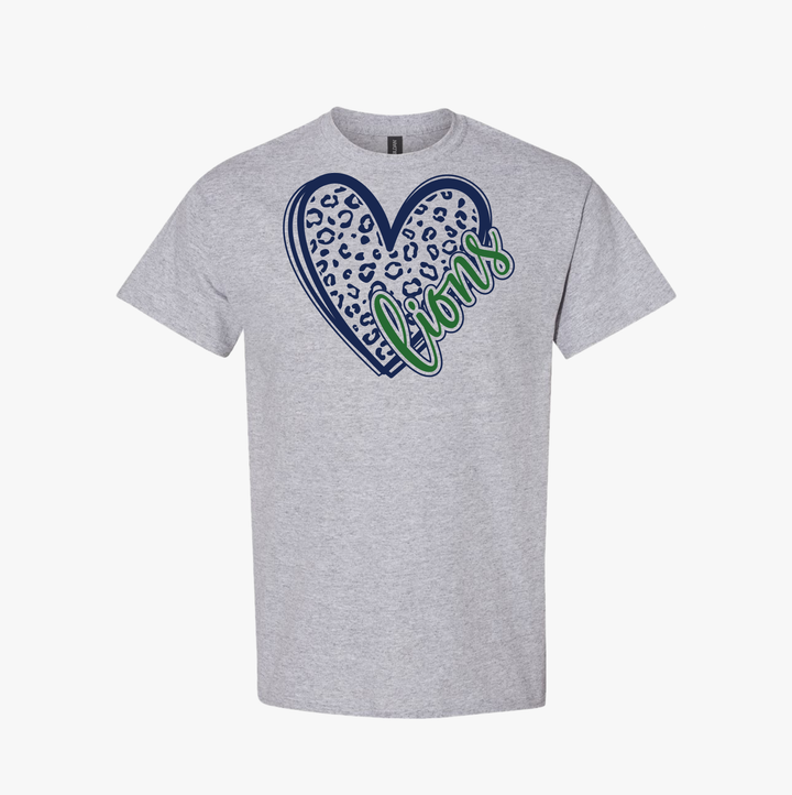Lions Pattern Heart