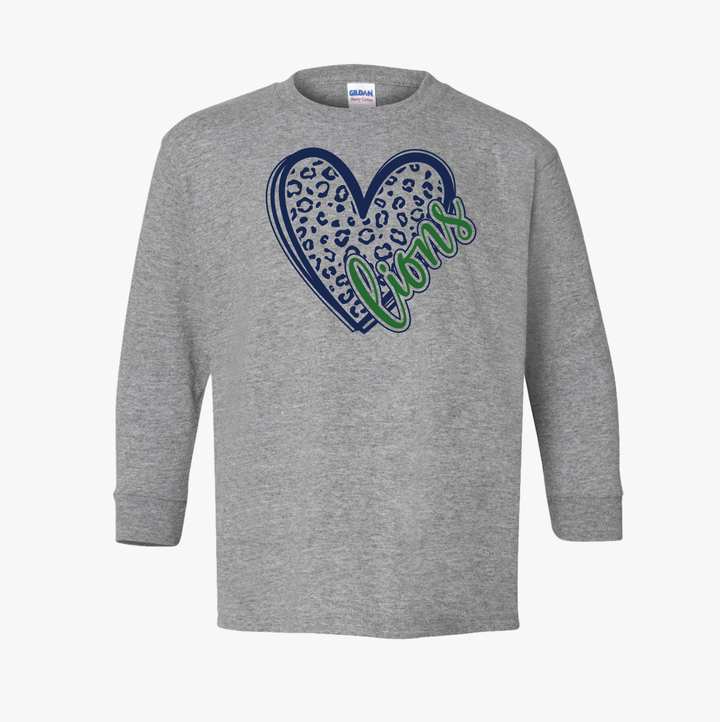 Pattern Heart Long-Sleeve Youth
