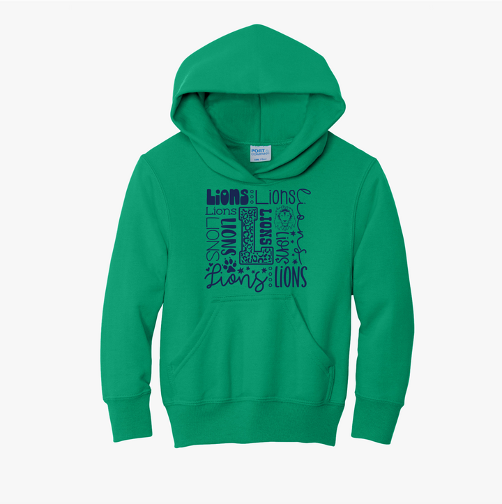 Lions Collage Hoodie YOUTH
